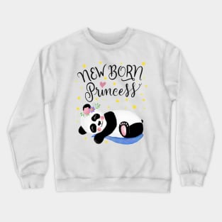 Baby Panda for girls Crewneck Sweatshirt